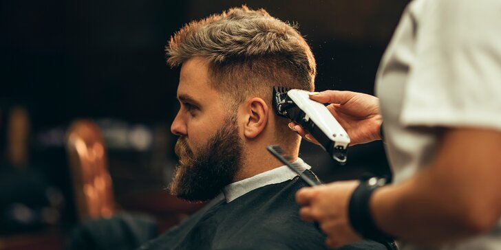 Barbershop: klasický střih, úprava vousů i pečující balíček