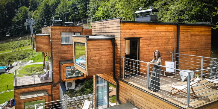 Designové apartmány ve Visle s wellness i extra dárky pro pár i rodinu