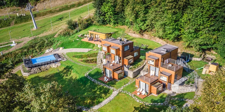 Designové apartmány ve Visle s wellness i extra dárky pro pár i rodinu