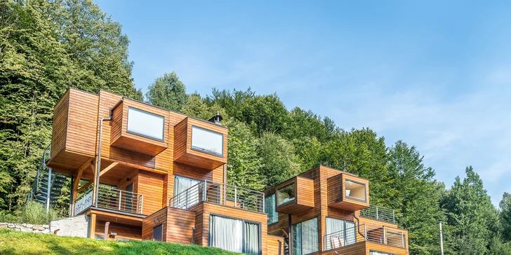 Designové apartmány ve Visle s wellness i extra dárky pro pár i rodinu