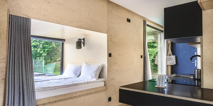 Designové apartmány ve Visle s wellness i extra dárky pro pár i rodinu