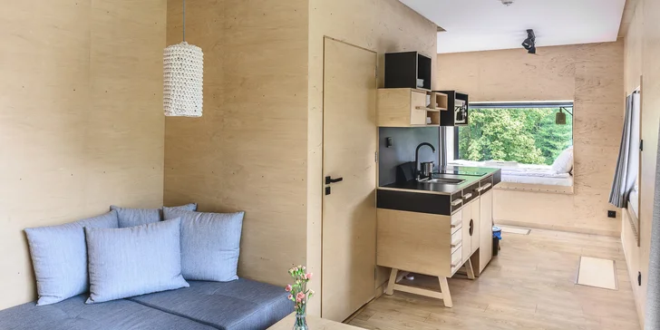 Designové apartmány ve Visle s wellness i extra dárky pro pár i rodinu