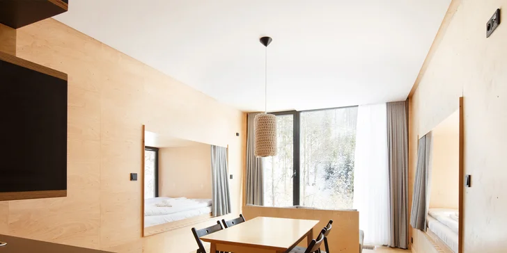 Designové apartmány ve Visle s wellness i extra dárky pro pár i rodinu