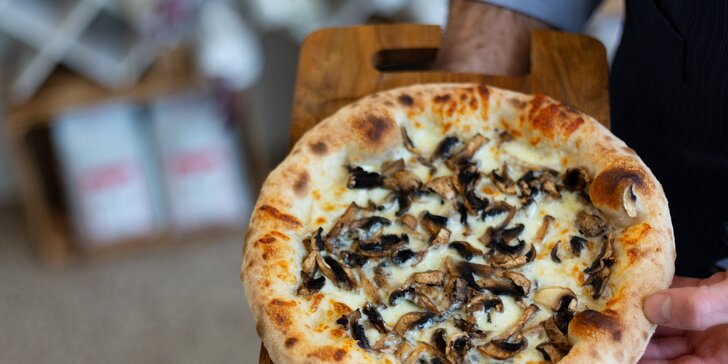Pizzetta s sebou: 1–4 kulaté dobroty o průměru 24 cm s kvalitními italskými surovinami