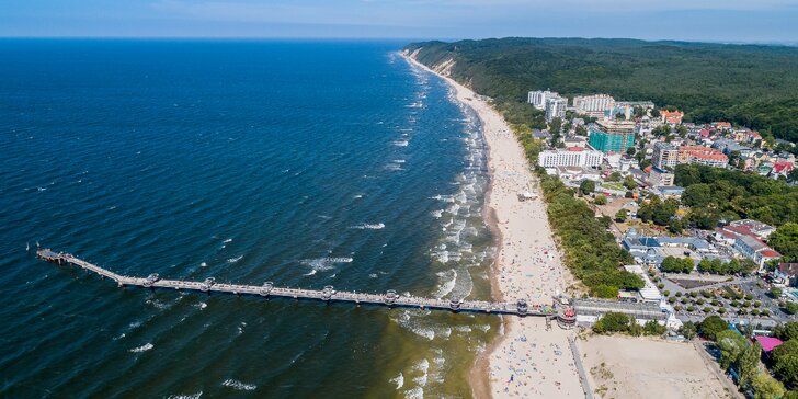 Dovolená u Baltského moře: hotel kus od pláže, polopenze i vstup do wellness