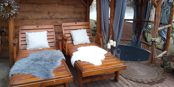 Privátní wellness na chatě s grilem, ohništěm a pískovištěm: 3 nebo 4 hodiny