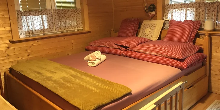 Privátní wellness na chatě s grilem, ohništěm a pískovištěm: 3 nebo 4 hodiny