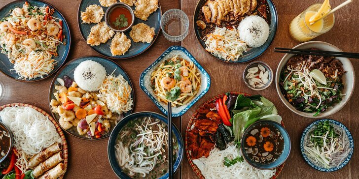 Voucher v hodnotě 200 až 1000 Kč na jakékoliv jídlo i pití v asijské restauraci EatNam