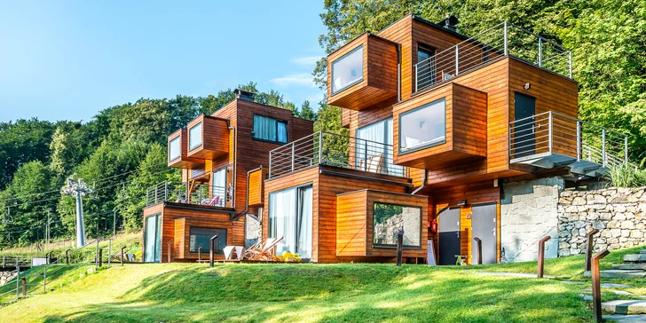 Designové apartmány ve Visle s wellness i extra dárky pro pár i rodinu