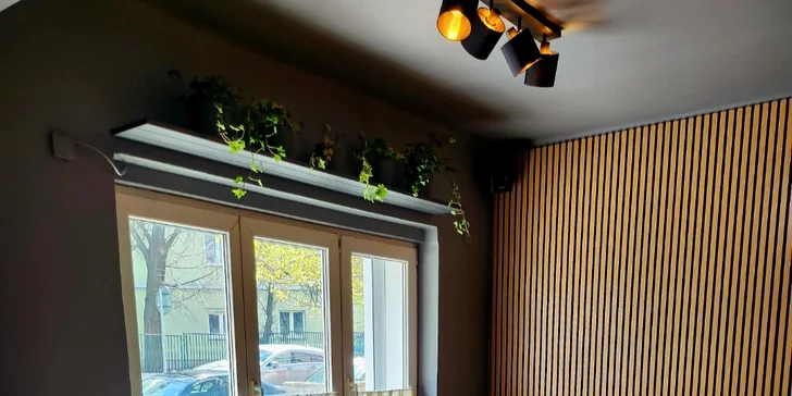 Burger menu pro jednu i dvě osoby v burger pub Na Hubálce: maso i sýr v bulce, hranolky, coleslaw