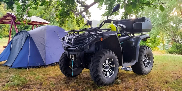 Zapůjčení čtyřkolky s objemem 520 ccm na 3 hod. pro 1 osobu