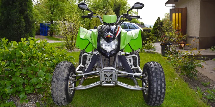 Zapůjčení čtyřkolky s objemem 520 ccm na 3 hod. pro 1 osobu