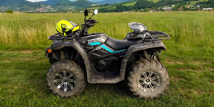 Zapůjčení čtyřkolky s objemem 520 ccm na 3 hod. pro 1 osobu