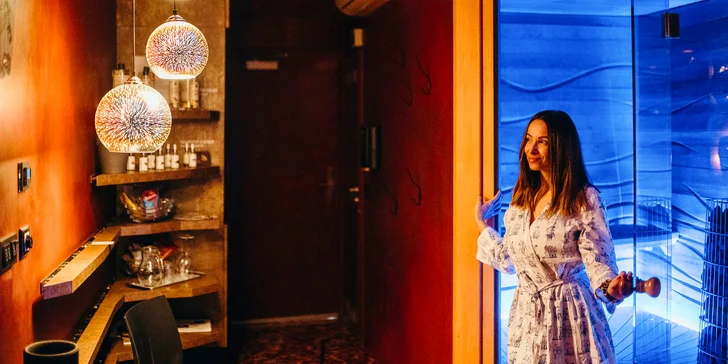 90 min. v privátní designové sauně Nezvalova Archa pro 2 osoby