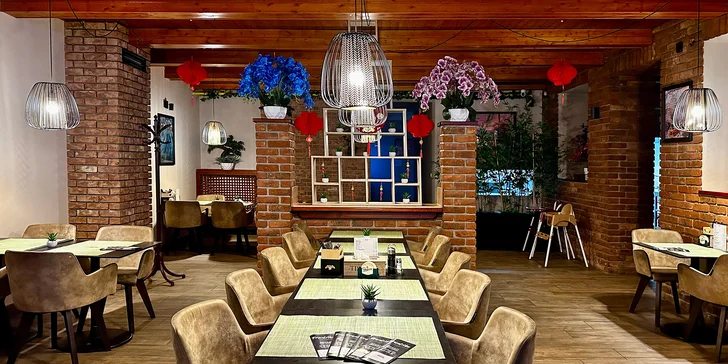 Otevřený voucher na 300–1000 Kč do čínské restaurace v centru Pardubic