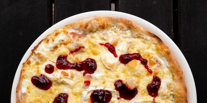 Pizza podle výběru: vegetariánská i se šunkou, možnost bezlepkové
