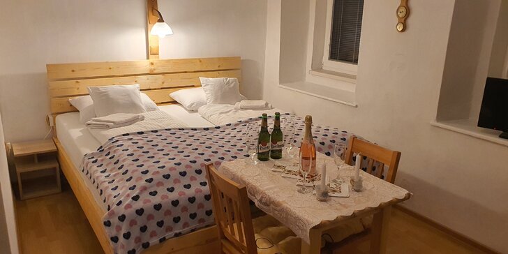 Romantické ubytování v soukromí: pobyt se snídaní i privátní saunou na úpatí Jeseníků