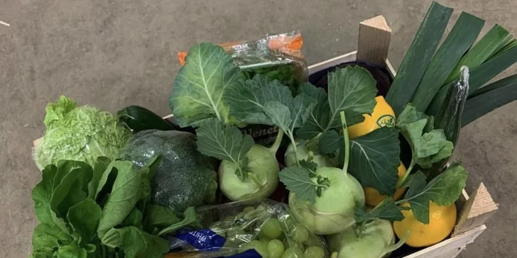 Bedýnky plné čerstvého ovoce a zeleniny: 6–13 kg jablek, paprik i banánů