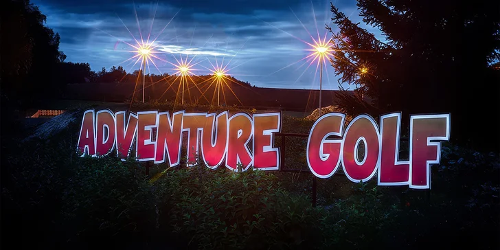 Adventure golf u Milína: 90 min. zábavy na profi hřišti od pondělí do čtvrtka