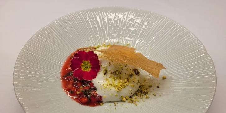 Tříchodové obědové menu od michelinského šéfkuchaře Sabatelliho pro dva