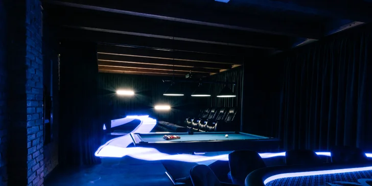 Soukromá herna včetně kina na 2–4 hod.: beerpong, poker, kulečník i konzole