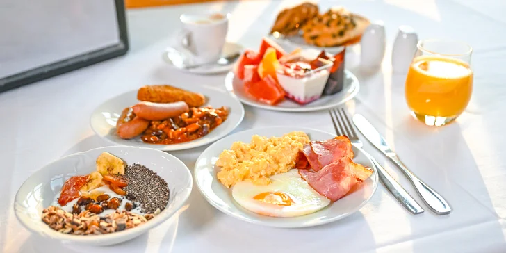 Pobyt kousek od Brněnské přehrady: snídaně i 2hod. vstupy do wellness