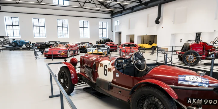 Ve znamení rychlosti: vstupné do Automoto Musea Lučany pro dospělého