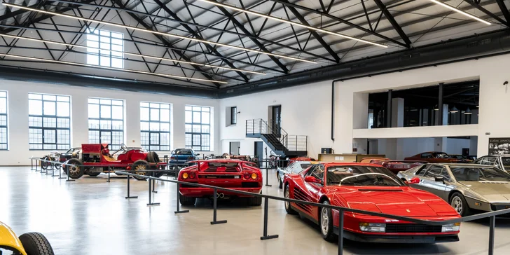 Ve znamení rychlosti: vstupné do Automoto Musea Lučany pro dospělého