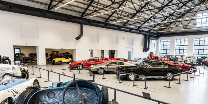 Ve znamení rychlosti: vstupné do Automoto Musea Lučany pro dospělého