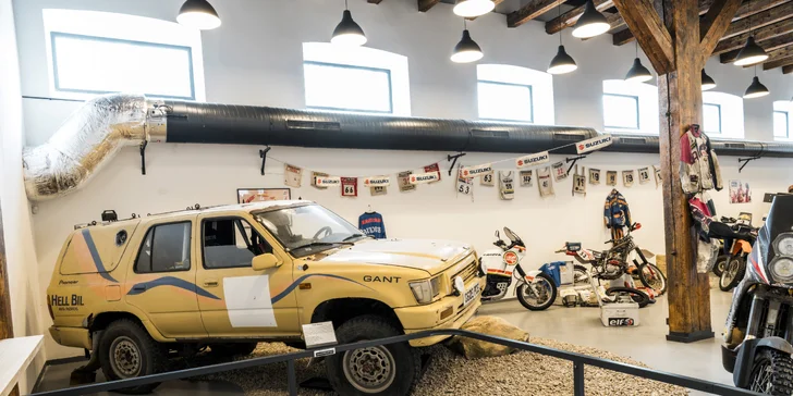 Ve znamení rychlosti: vstupné do Automoto Musea Lučany pro dospělého