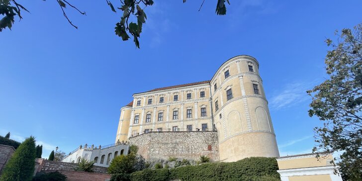 Historický penzion přímo pod Sv. kopečkem v Mikulově: výhled na zámek i degustace vín