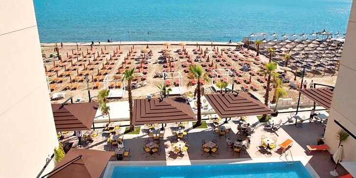 Týdenní dovolená v Albánii: Hotel Royal G****, all inclusive, písečná pláž i letecká doprava