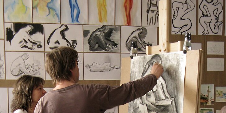 Jednodenní kurz kreslení v ateliéru v centru Brna pro začátečníky i pokročilé
