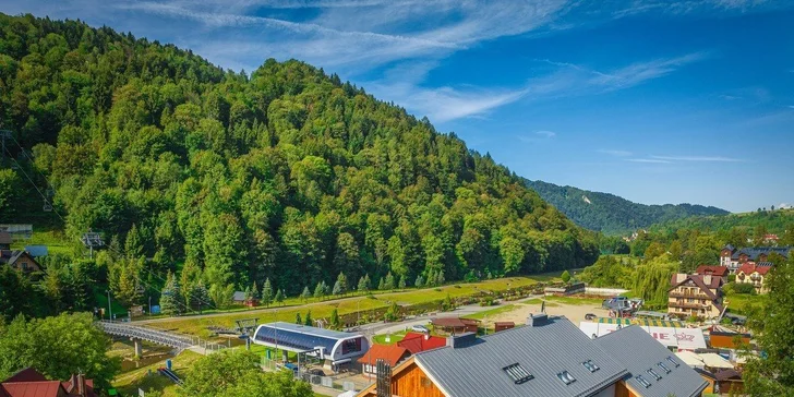 Lázeňské město Szczawnica v polských Tatrách: hotel u lanovky, wellness a snídaně či polopenze