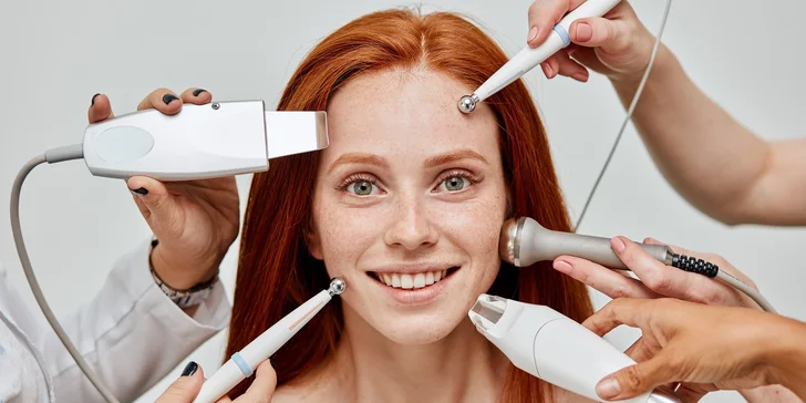 Přístrojové anti-age ošetření, intenzivní výživa, detox procedury pro různé typy pleti