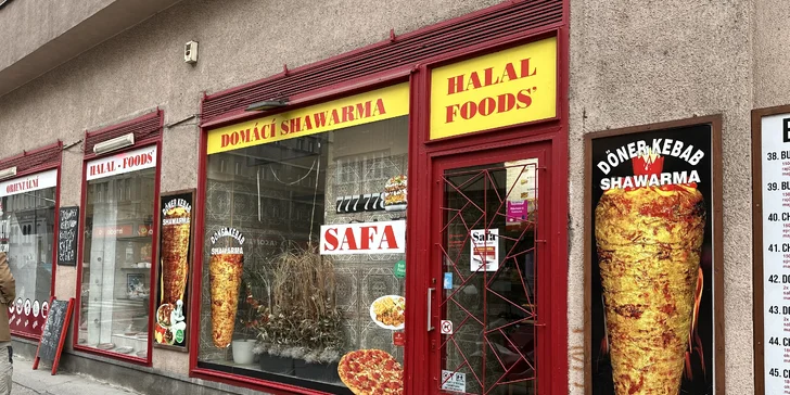 Šiš kebab, döner, dürüm i masový mix grill s přílohou pro 1 nebo 2 osoby