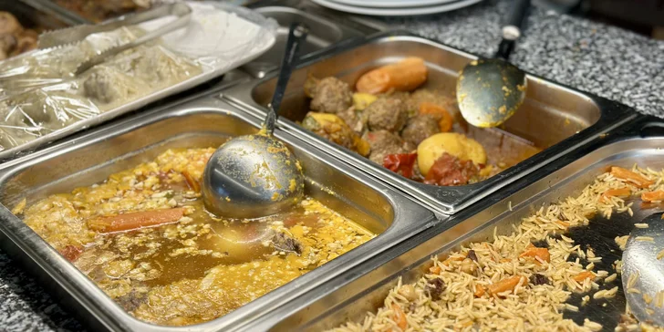 Šiš kebab, döner, dürüm i masový mix grill s přílohou pro 1 nebo 2 osoby