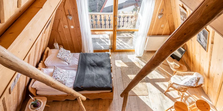 Dovolená v Zakopaném: autentické pokoje nebo apartmány, snídaně i privátní wellness