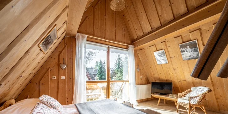 Dovolená v Zakopaném: autentické pokoje nebo apartmány, snídaně i privátní wellness