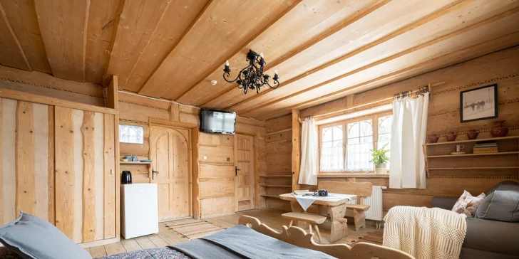 Dovolená v Zakopaném: autentické pokoje nebo apartmány, snídaně i privátní wellness