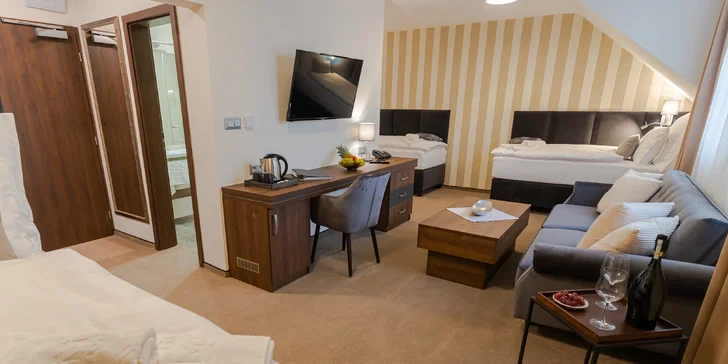 Dovolená v Hotelu Demänová**** se stravou, wellness, i zvýhodněnou soukromou saunou