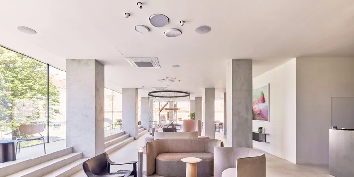 Designový hotel v Šumperku se snídaní i vstupem do saun a masáží