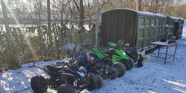 Půjčení offroadů, čtyřkolek nebo buggy v rallye-cross aréně, 15–30 minut
