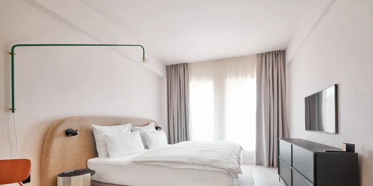 Designový hotel v Šumperku se snídaní i vstupem do saun a masáží