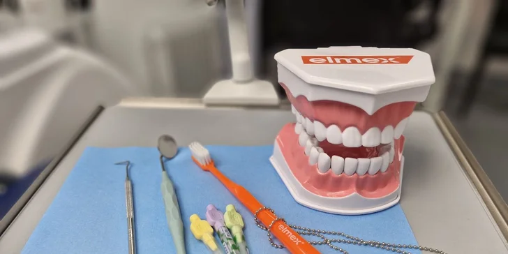 Kompletní dentální hygiena pro dospělé: odstranění kamene, fluoridace i pískování
