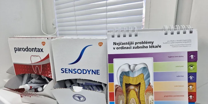 Kompletní dentální hygiena pro dospělé: odstranění kamene, fluoridace i pískování