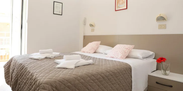 Pobyt v Rimini: snídaně, bazén, písečná pláž 10 minut pěšky od hotelu, first minute sleva
