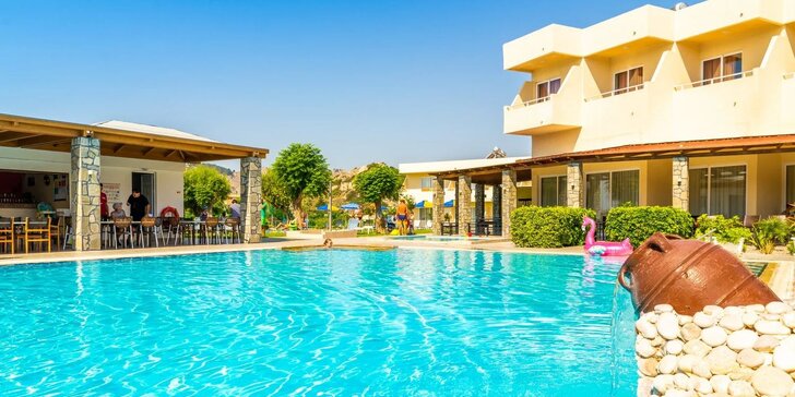 3* hotel Relax na Rhodosu: letenka, all inclusive, dětský klub Čedog, venkovní bazény a 100 metrů na pláž