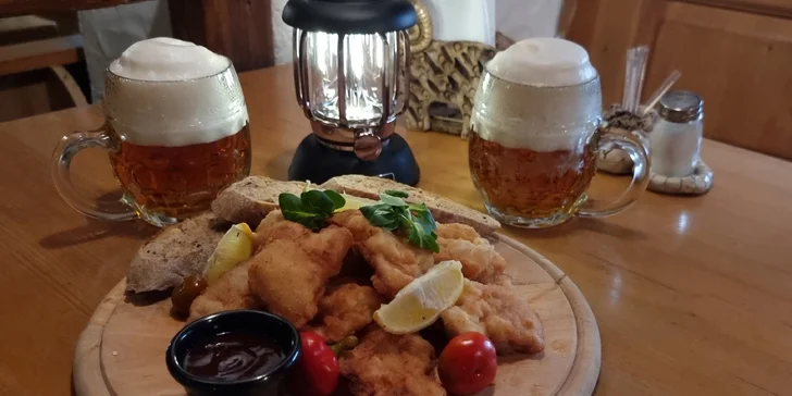 Voucher na 500–1 000 Kč na cokoliv v restauraci U Berana s českou kuchyní