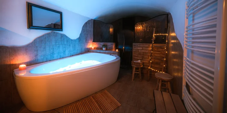 Privátní wellness: 90 nebo 120 min. vířivky, sauny a relaxační místnosti pro 2 osoby